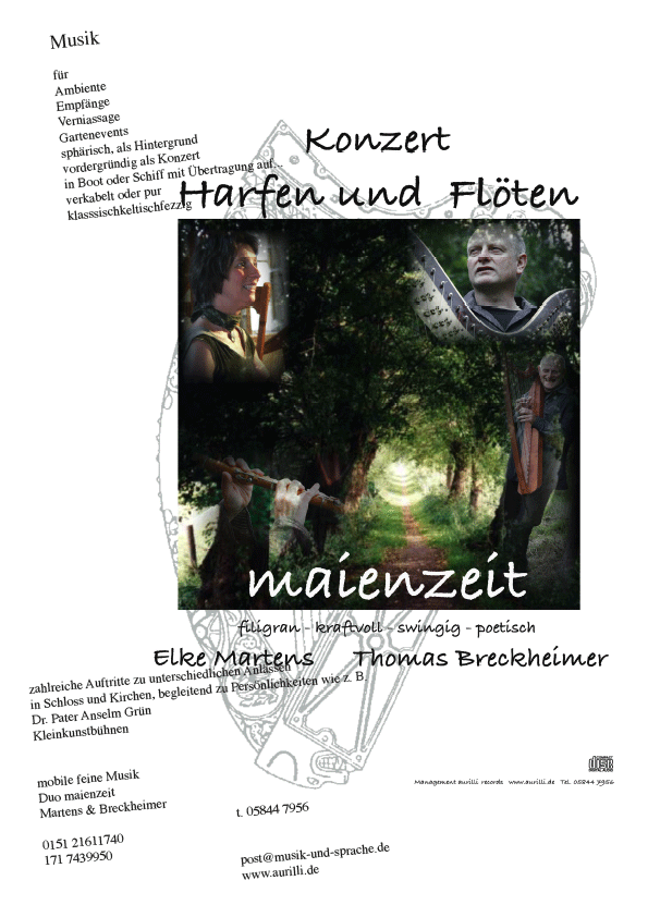 info-Plakat Maienzeit
